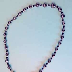 Hematite beaded necklace